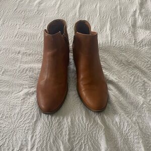 Brown Leather Ankle Boots